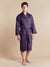 Lightweight Men's Dressing Gown front model - Berkley | Bown of London